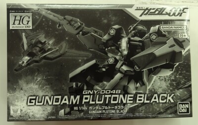 Bandai Spirits HG 1/144 Mobile Suit Gundam 00F Gundam Plutone Black imagen 1