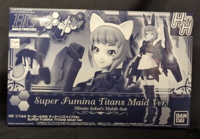 Bandai HG BUILD FIGHTERS 1/144 Gundam Build Fighters Try Super Fumina Titans Maid Ver.