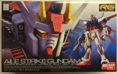Bandai RG 1/144 Mobile Suit Gundam Seed Aile Strike Gundam 03 รูปภาพ 1