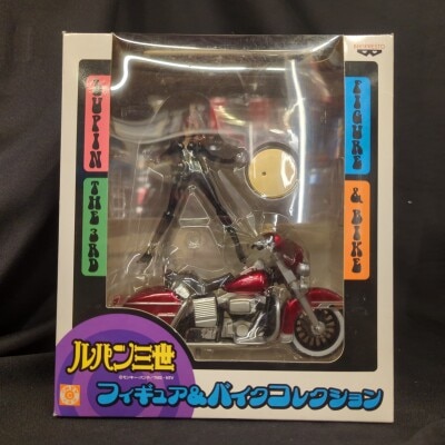 Banpresto Lupin the Third Figure and bike Collection Fujiko Mine