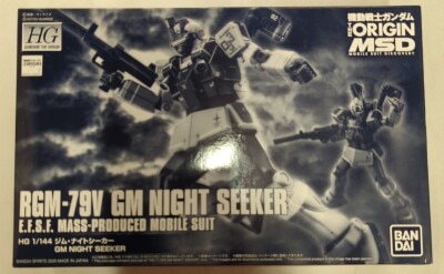 BANDAI SPIRITS HG GUNDAM THE ORIGIN 1/144 Mobile Suit Gundam THE ORIGIN MSD GM Night Seeker