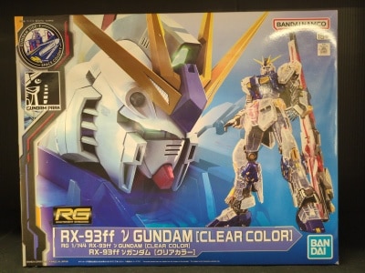 Bandai Spirits RG 1/144/GANDAM SIDE-F GANDAM SIDE-F RX-93ff ν (Nu) Gundam Clear Color