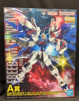 Bandai Spirits Ichiban Kuji Mobile Suit Gundam Gunpla 2023 Gunpla 2023 A-Prize MG Freedom Gundam Ver.2.0 Solid Clear