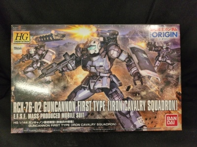 Bandai HG GUNDAM THE ORIGIN 1/144 Mobile Suit Gundam THE ORIGIN Guncannon First Type Iron Cavalry Squadron 011