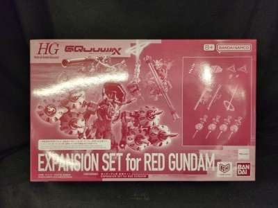 BANDAI SPIRITS HG 1/144 機動戦士Gundam GQuuuuuuX 赤いガンダム用 拡張セット gambar 1