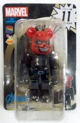 MEDICOMTOY Happy Lottery Marvel/BE@RBRICK 11 Red Skull/Happy Lottery Marvel/BE@RBRICK 100%