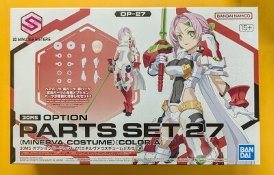 Bandai 30 MINUTES SISTERS 30MS Option Part set 27 (Minerva Costume) [Color A] OP27 รูปภาพ 1