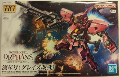 Bandai Spirits HG IRON-BLOODED ORPHANS 1/144 Bandai Namco version Ryusei-go (Graze Kai-2) 012