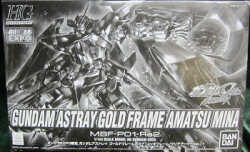 Bandai HG 1/144 GUNPLA EXPO Mobile Suit Gundam Seed ASTRAY Gundam Astray Gold Frame Amatsu Mina(Plated Frame/Clear Armor Ver.)