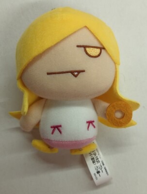 Banpresto - Ichiban Kuji lottery, Panai no! Monogatari Series D-Prize Shinobu Plush Stuffed Toy with ball chain imagen 1