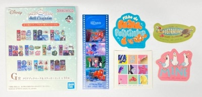 Bandai Spirits Ichiban Kuji Disney World of Imagination G Prize Finding Nemo Clear Bookmark & ??sticker Set 画像 1