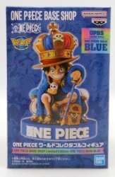 BANDAI SPIRITS WCF World Collectable Figure BASE BLUE Monkey D Luffy ONE PIECE BASE SHOP LIMITED EDITION OPBS