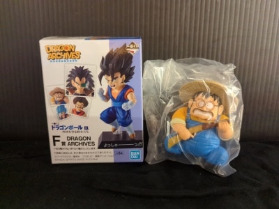 Bandai Spirits Ichiban Kuji Dragon Ball EX Warriors Protecting the Earth F-Prize Farmer with Combat Power 5 DRAGON ARCHIVES