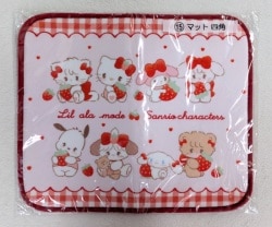 Sanrio Lil ala mode x Sanrio Characters Atari Kuji, January 15, 2026. Square Mat. image 1