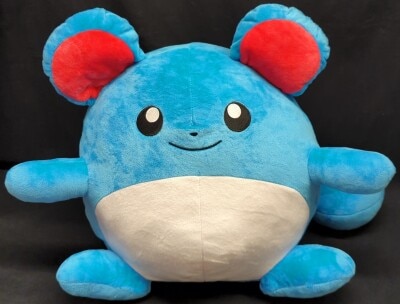 Bandai Spirits Super Mofugu Plush Toy Marill Pokemon Marill 画像 1