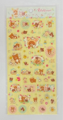San-X Seal green/ Rilakkuma Sticker imagen 1