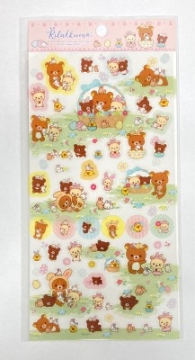 San-X Stickers Pink / Rilakkuma Stickers imagen 1