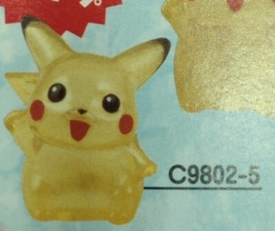 Banpresto Pikachu Piggy Bank, Pokemon, Right Hand Raised (Clear Type) C9802-5