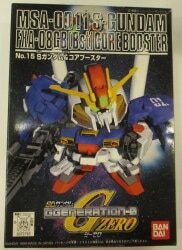 Bandai BB Senshi/G Generation G Zero SD Gundam G Generation Zero S Gundam and Core booster G15