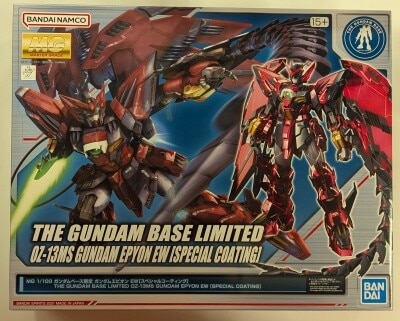 Bandai Spirits MG 1/100 Gundam Base Limited Bandai Namco Gundam Epyon EW [Special Coating] / 15+ รูปภาพ 1