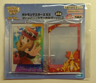 Bandai Spirits Twin Acrylic Key Holder Vol. 2 Pokemon Masters EX Serena & Delphox