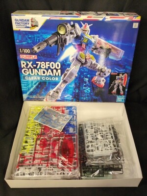 Bandai Spirits 1/100 GUNDAM FACTORY YOKOHAMA RX-78F00 Gundam Clear Color รูปภาพ 1