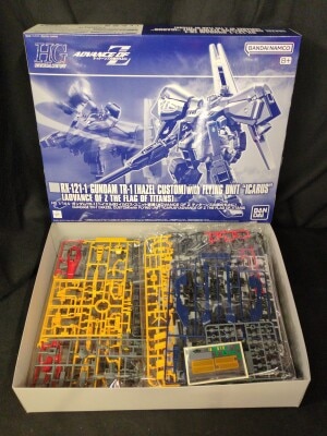 Bandai Spirits HG 1/144 ADVANCE OF Z Under the Flag of the Titans Gundam TR-1 Hazel Custom Icaros Unit Equipped ADVANCE OF Z Under the Flag of the Titans