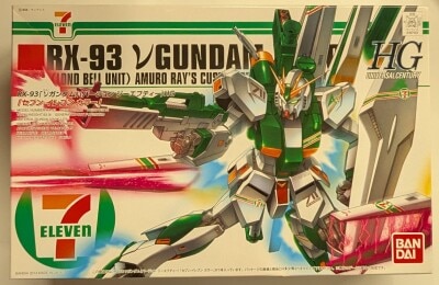 Bandai HGUC 1/144 GFT Gundam front Tokyo ν (Nu) Gundam verGFT Seven-Eleven Color