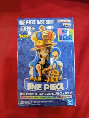 BANDAI SPIRITS WCF World Collectable Figure BASE BLUE Monkey D Luffy ONE PIECE BASE SHOP LIMITED EDITION OPBS