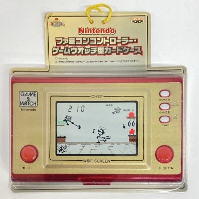 Banpresto Famicom Controller ・ Game Watch type card case chef / Famicom Controller ・ Game Watch type card case
