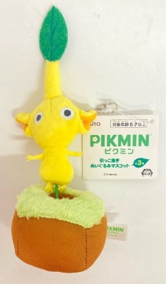 Taito Pull-out Plush Stuffed Toy Mascot Yellow Pikmin