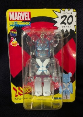 MEDICOMTOY Happy Lottery Marvel/BE@RBRICK 20 Iceman/Happy Lottery Marvel/BE@RBRICK 100%