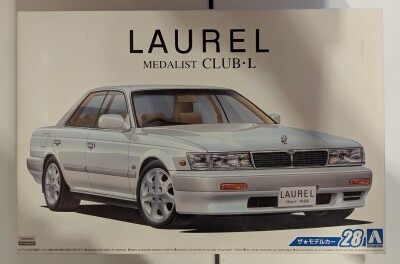 Aoshima 1/24 The Model Car Nissan HC33 Laurel Medalist CLUB S '91 28 이미지 1