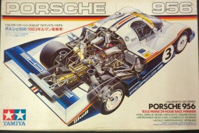 Tamiya 1/24 Sports Car series Full Display Model Porsche 956 (1983 Le Mans Winner) / Sports Car 47 image 1