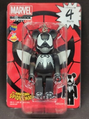 MEDICOMTOY Happy-Kuji Marvel/BE@RBRICK 4 Venom/Happy-Kuji Marvel/BE@RBRICK 100% 이미지 1