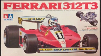 Tamiya 1/20 Grand Prix Collection Display Kit with 1 driver Figure - Ferrari 312T3 10