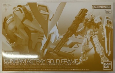 Bandai Spirits RG 1/144 Bandai Namco version Mobile Suit Gundam Seed ASTRAY Gundam Astray Gold Frame รูปภาพ 1