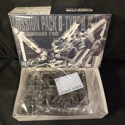 BANDAI SPIRITS MG 1/100 Mobile Suit Gundam F90 Mission Pack O-type and U-type for Gundam F90 image 1