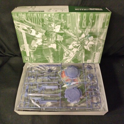 BANDAI SPIRITS MG 1/100 Mobile Suit Gundam F90 Mission Pack E Type and S Type for Gundam F90