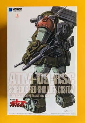 WAVE 1/35 Scale Scopedog Red Shoulder Custom [PS version] PS-03 gambar 1