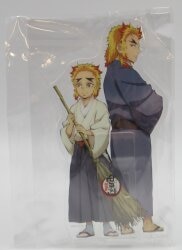 ufotable Demon Slayer: Kimetsu no Yaiba : Kimetsu no Yaiba Entertainment District Arc Blu-ray/DVD Volume 3 purchase bonus: Acrylic Stand featuring Rengoku Senjuro and Shinjuro image 1