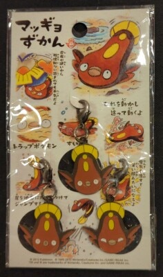 Pokemon Metal charm set Pokemon Maggyo picture book