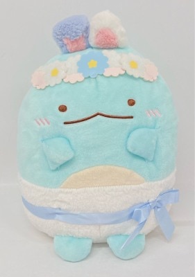 Bandai Spirits Ichiban Kuji Sumikko Gurashi Mysterious Rabbit's Home Theme D-Prize Lizard Rabbit Henshin Plush Stuffed Toy
