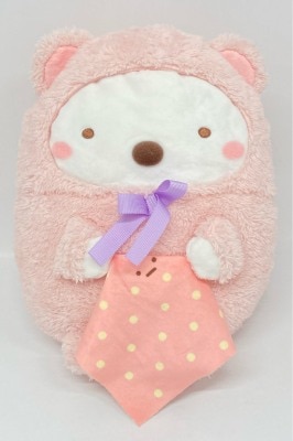 Bandai Spirits Ichiban Kuji Sumikko Gurashi Fluffy Goodnight A-Prize Polar Bear Goodnight Plush Stuffed Toy