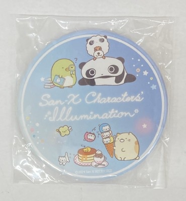 San-X Can Badge, Sagamiko Illumillion Limited Edition, Blue / Can Badge