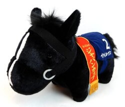 SK Japan Thoroughbred Collection Fluffy Big Plush Stuffed Toy Equinox Japan Cup ver.