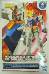 Bandai Spirits MG 1/100 Gundam Base Limited Mobile Suit Gundam RX-78-2 (Perfect Gundam Ver.) [Anime Color]