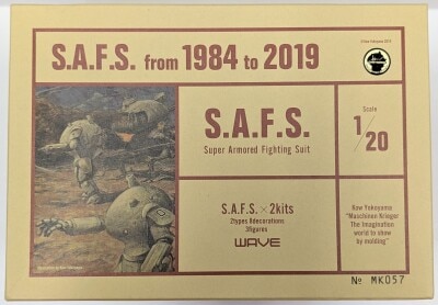 WAVE 1/20 scale SAFS from 1984 to 2019 MK057 image 1