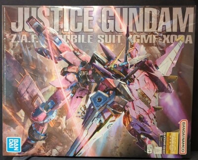 BANDAI SPIRITS MG 1/100 Bandai Namco version Justice Gundam 15+ gambar 1