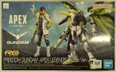 Bandai Spirits RG 1/144 APEX LEGENDS x GUNDAM Freedom Gundam EW-APEX LEGENDS Crypto Ver.